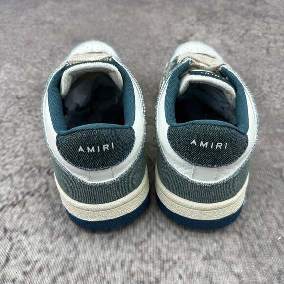 Amiri Sneakers Lowes Skel En Denim - Picture 5 of 6